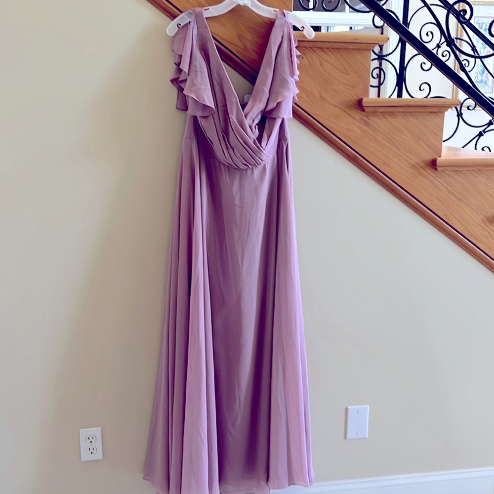 Celebrate DB Studio Long Dress Size 14 Quartz New With Tags